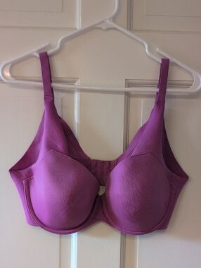 Cacique Purple Full-Coverage Underwire Bra